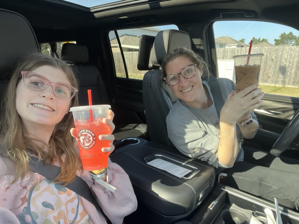 Drink run in the car